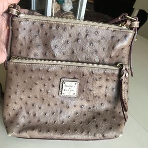 Dooney & Bourke Crossbody Ostrich Leather Bag